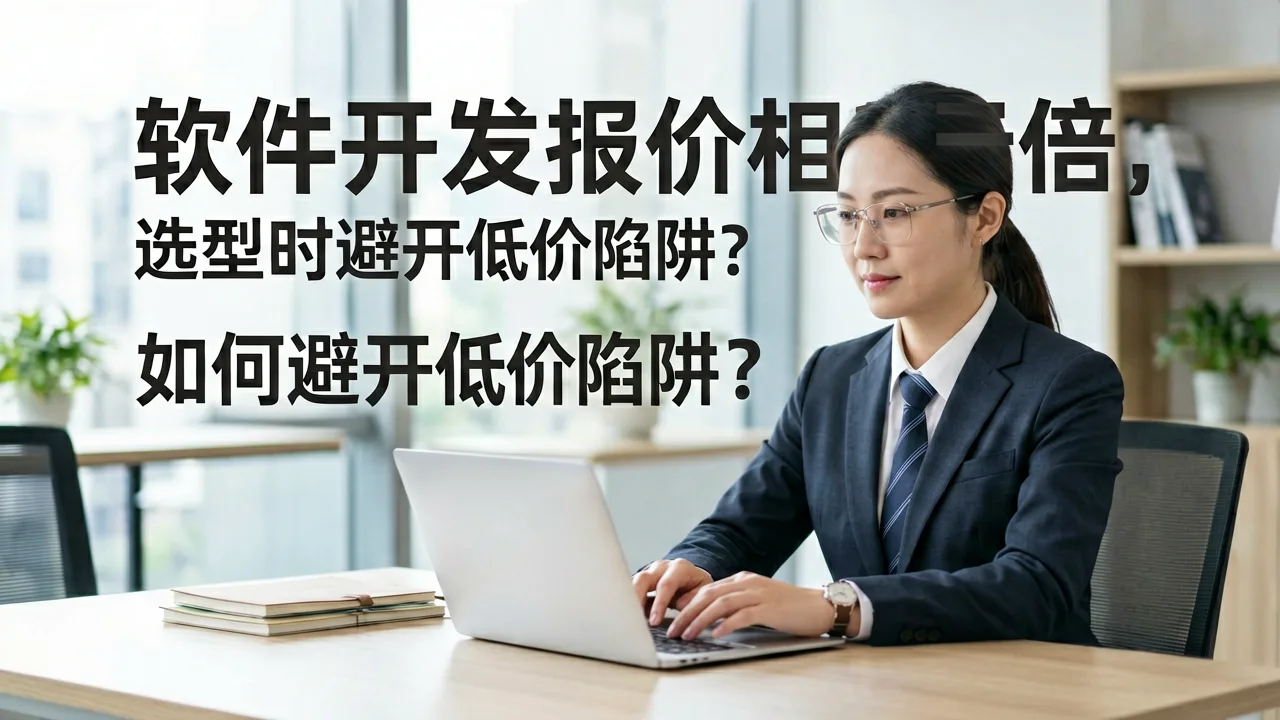 软件开发报价相差三倍,选型时如何避开低价陷阱